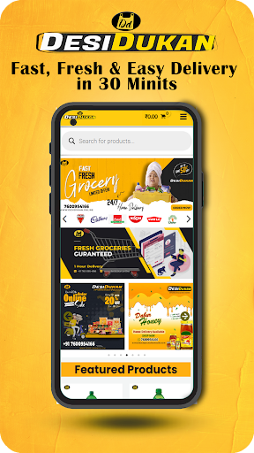 Android application Desi dukan - Online Grocery screenshort