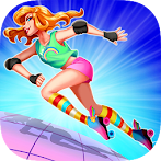 Roller Skating Girl: Perfect 1