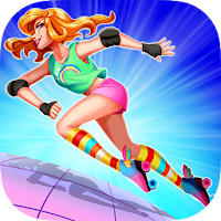Roller Skating Girl: Perfect 1