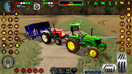 Indian Tractor Farming 3D Sim Screen 3