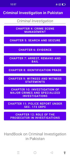 Criminal Investigation