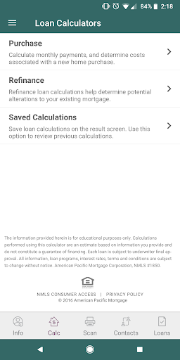 Screenshot of Ambeck Mortgage Associates