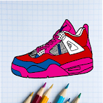 Cover Image of Descargar Sneakers Art Coloring Book  APK