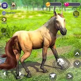 Virtual Wild Horse Family Sim icon