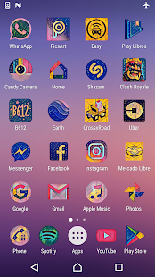 Bohemian - Captura de pantalla del paquete de iconos