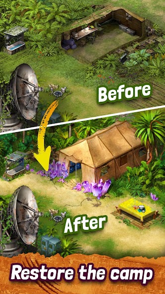 Survivors: Match 3・Lost Island 1.16.1300 APK + Mod (Unlimited money) for Android