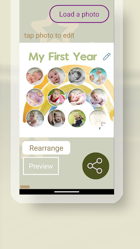 FirstYear:  Baby's Photo Frame Screenshot 3 - AppWisp.com