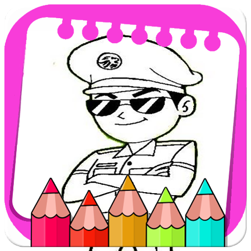 Little Singham coloring book logo