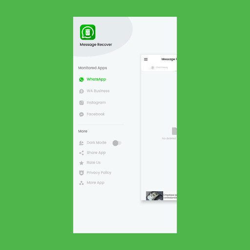 Android application Super Recovery Messages screenshort