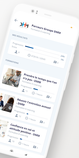 DMM Up - Mobile Learning Screen 2