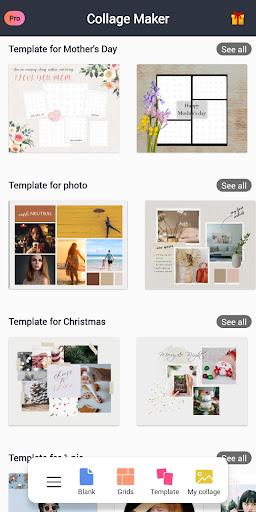 Android application Collage Maker Photo Editor screenshort