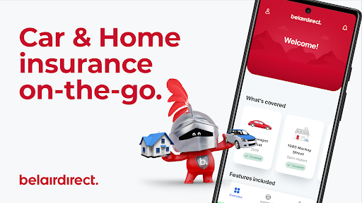 Android application belairdirect digital insurance screenshort