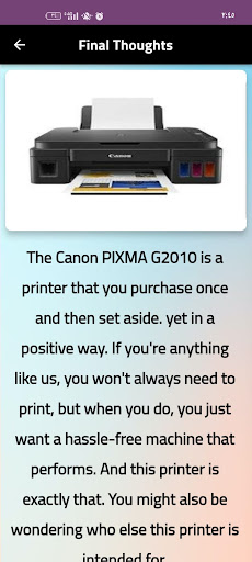 canon g2010 guide Screen 2