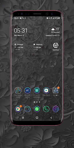 Android application Gray Wallpaper screenshort