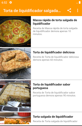 Torta de liquidificador salgad