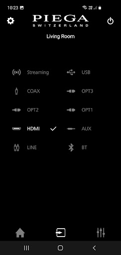 PIEGA Control Screen 3