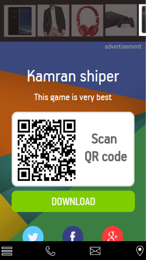 Android application Kamran shiper boy screenshort