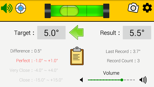 Android application Level with voice /Spirit level screenshort
