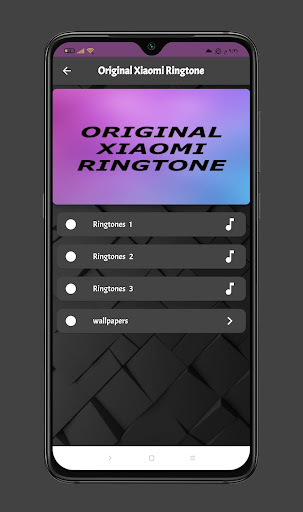 Android application Original Xiaomi Ringtone screenshort