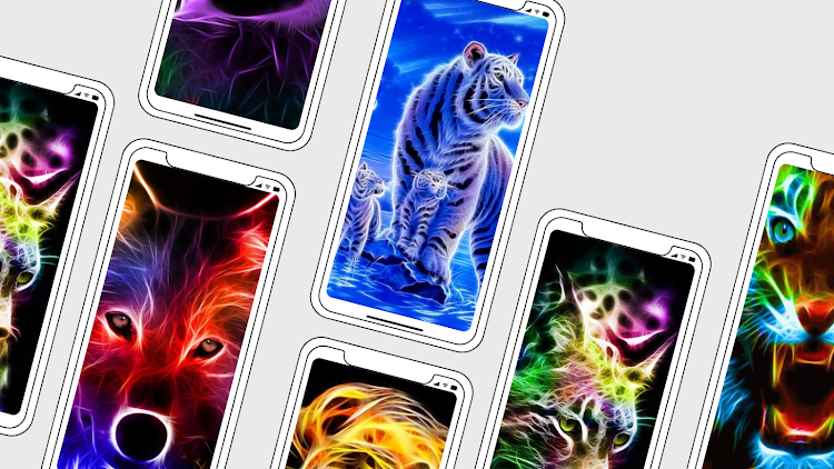 Neon Animal Wallpaper HD 4K ved ospdeveloper - (Android Apps) — AppAgg