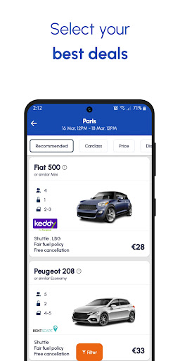 Rent a Car・Cheap Rental Cars Screen 3