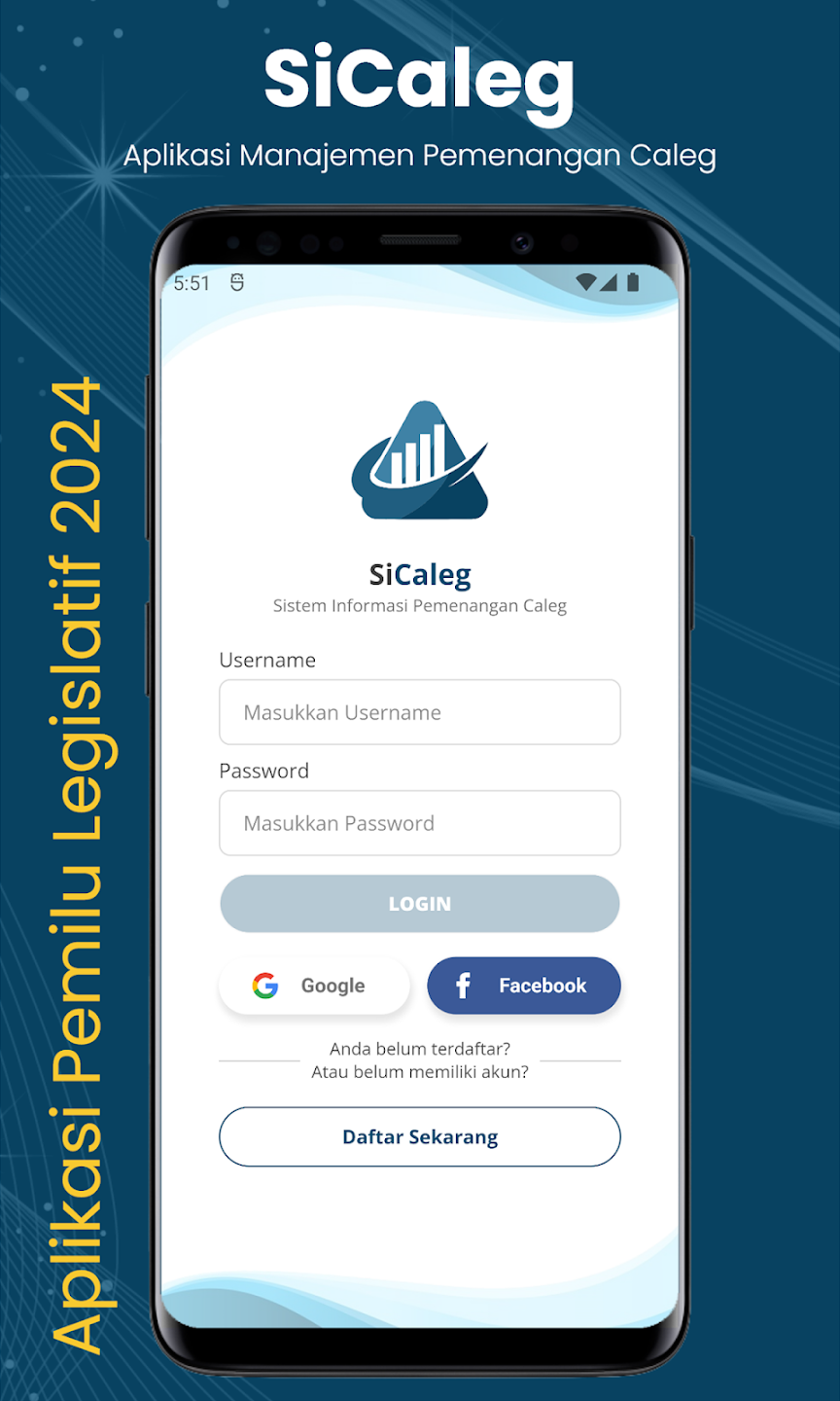 SiCaleg - Aplikasi Saksi dan Tabulasi Suara Pemilihan Legislatif 2024
