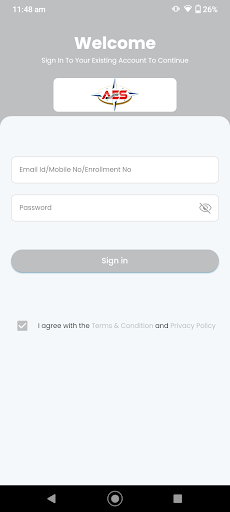 AES Online Test Series (AOTS) Screen 2