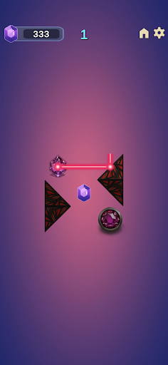 Android application Connected: Reflectors puzzle screenshort