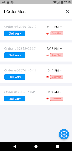 Order Manager Screen 2