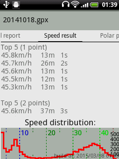 Windsurf Track Analyzer lite Screen 2