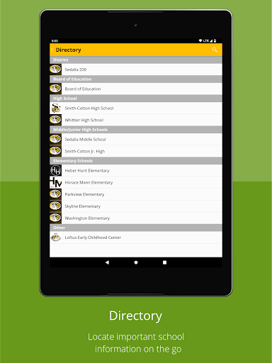 Sedalia School District 200 Screen 2