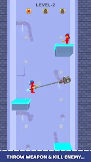 Rope Race 3D - Ninja Assassin screenshot 2