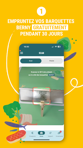 Android application Berny : la consigne facile screenshort