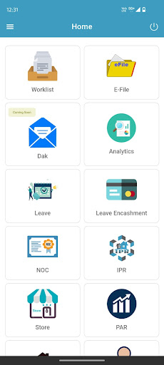 Android application RajKaj screenshort