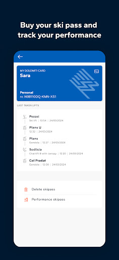 MyDolomiti screenshot 2