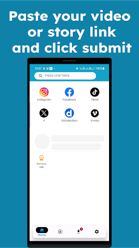Android application Social Video Downloader screenshort