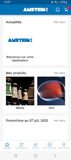 Android application Amstein SA screenshort