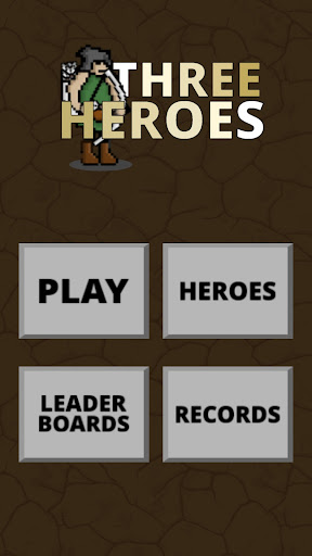 Android application 3 Heroes screenshort