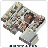 3D Small House Layout Design icon