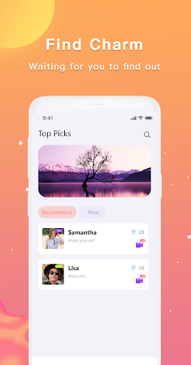 Android application MeetLive-Make Friends & Dating screenshort
