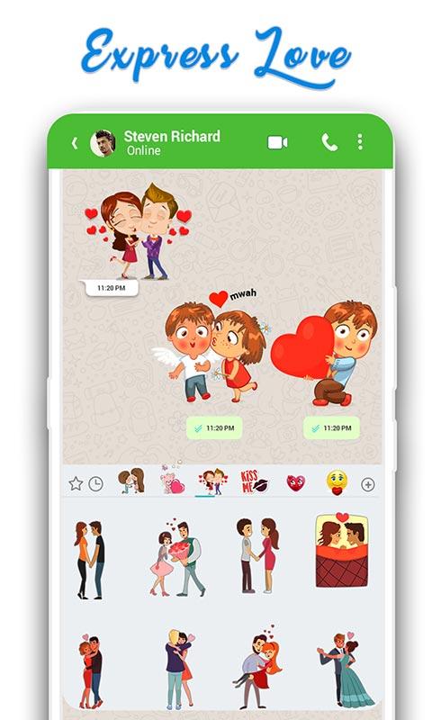 WAStickerApps: Romantic Love Stickers for whatsappのおすすめ画像5