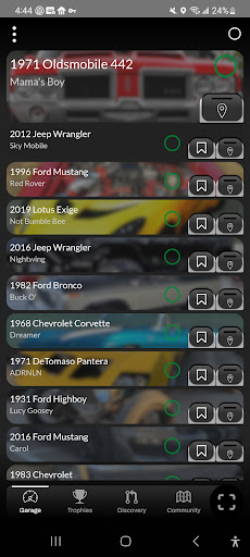 Android application World Class Car Connection screenshort