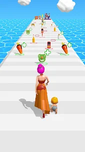 Good & Bad Mom: 3D Run Games
