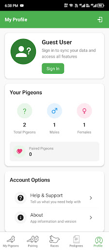 MyPigeon Loft Manager RACE