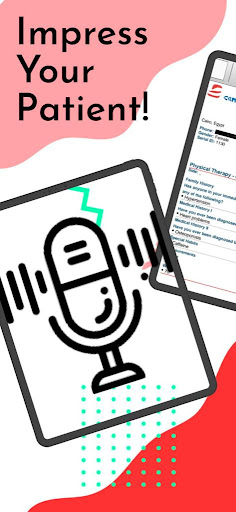 Android application Cammi Health Sheet | Voice EHR screenshort
