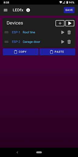 LEDfx Screen 2