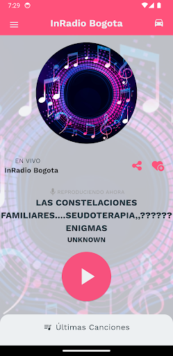 Android application InRadio Bogota screenshort