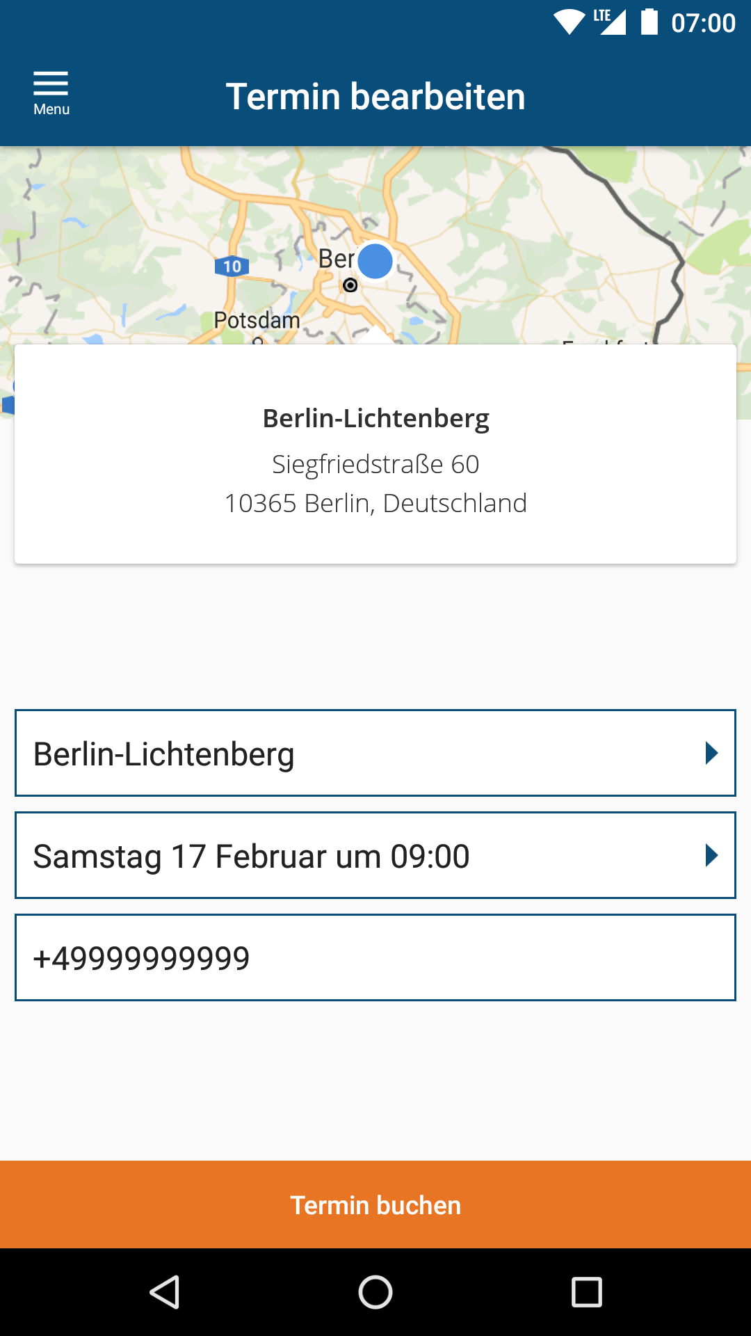 Android application Wirkaufendeinauto.de screenshort