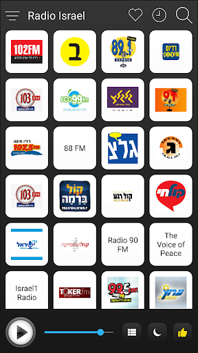 Android application Israel Radio FM AM Music screenshort