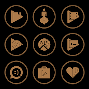 Brown On Black Icons By Arjun Arora  Icon